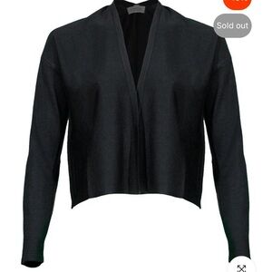 NEW Kinross Cashmere and Silk Black Dress Cardigan - M- was $275